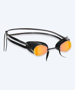 Watery swim goggles - Proflex Swedish Mirror - Black/gold