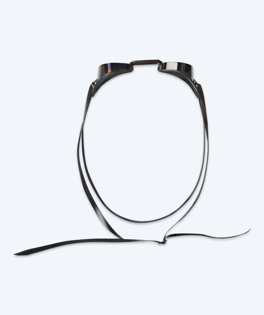 Watery swim goggles - Proflex Swedish Mirror - Black/gold