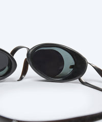 Watery swim goggles - Proflex Swedish Mirror - Black/gold