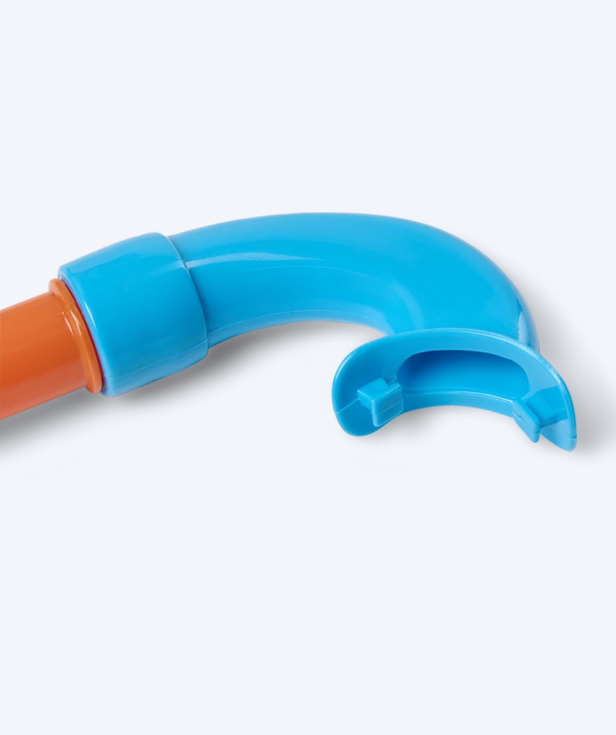 Watery snorkel for kids (4-10) - Pulina - Blue/Orange