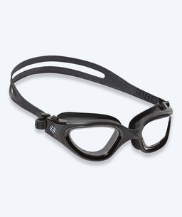 Watery exercise swim goggles - Raven Active - Black/clear