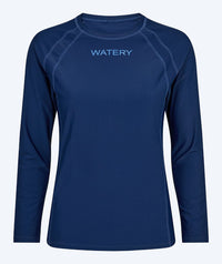 Watery UV-shirt for women - Remington Longsleeve Rashguard - Dark blue