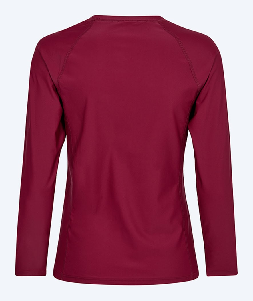 Watery UV-shirt for women - Remington Longsleeve Rashguard - Dark red