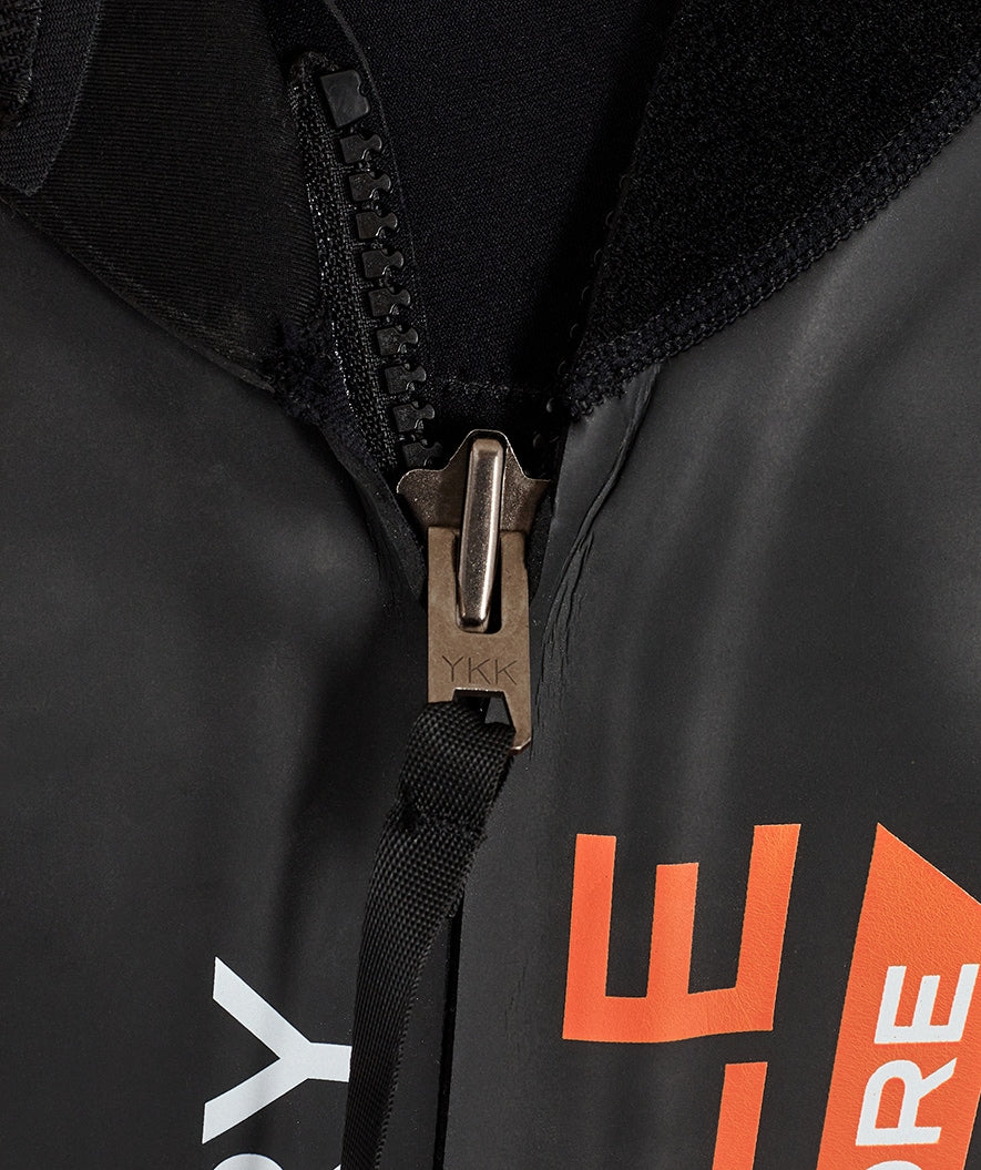 Watery wetsuit for men - Reptile Core - Black/orange