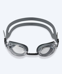 Watery nearsighted prescription swim goggles for adults - (-1.5) to (-7.0) - Ridley - Black