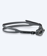 Watery nearsighted prescription swim goggles for adults - (-1.5) to (-7.0) - Ridley - Black