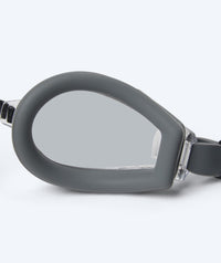 Watery nearsighted prescription swim goggles for adults - (-1.5) to (-7.0) - Ridley - Black