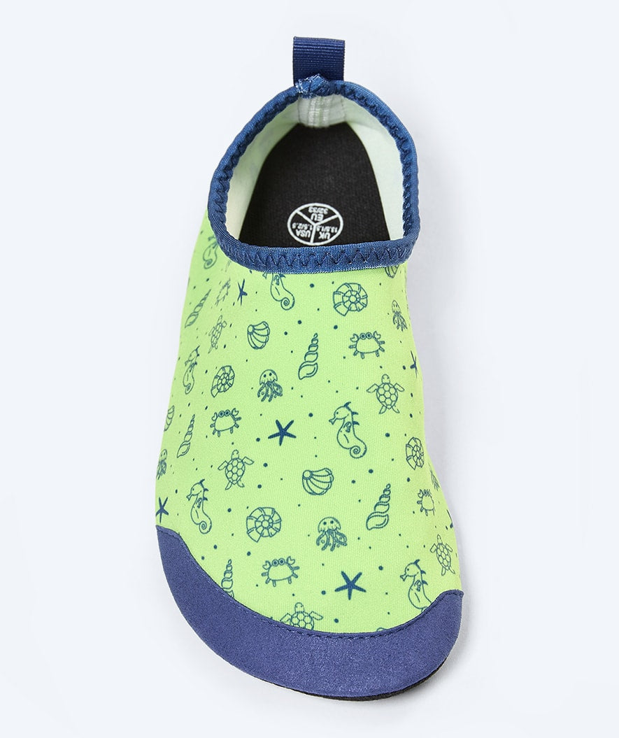 Watery swim socks for kids - Seadon - Atlantic Green