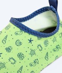 Watery swim socks for kids - Seadon - Atlantic Green