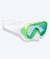 Watery diving mask for kids (4-10) - Shore - Green/blue