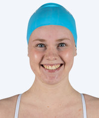 Watery swim cap for long hair - Signature - Blue