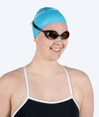 Watery swim cap for long hair - Signature - Blue