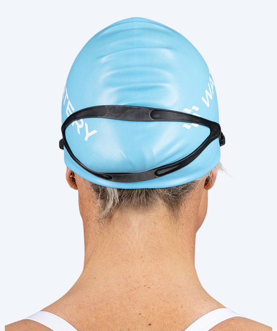 Watery swim cap for long hair - Signature - Blue