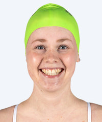 Watery swim cap (from 12 years) - Signature - Fluo green