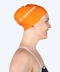Watery swim cap (from 12 years) - Signature - Orange