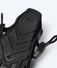 Watery diving fins for adults - Skipper - Black