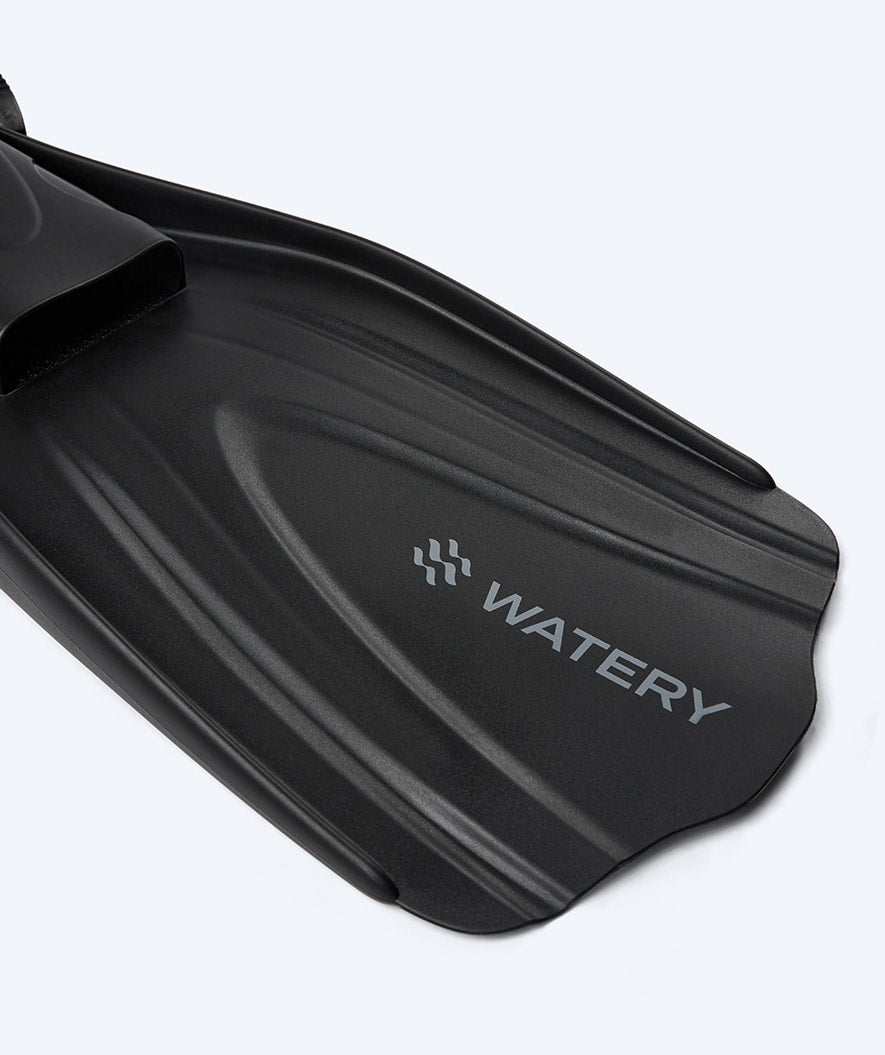 Watery diving fins for adults - Skipper - Black