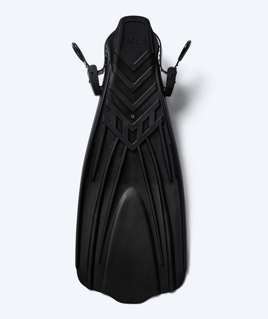 Watery diving fins for adults - Skipper - Black