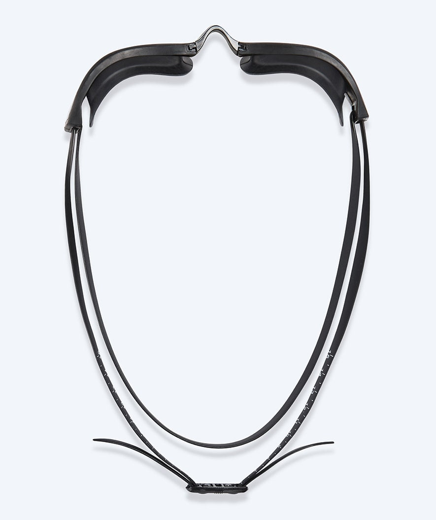 Watery Elite swim goggles - Storm Racer Mirror - Black/silver