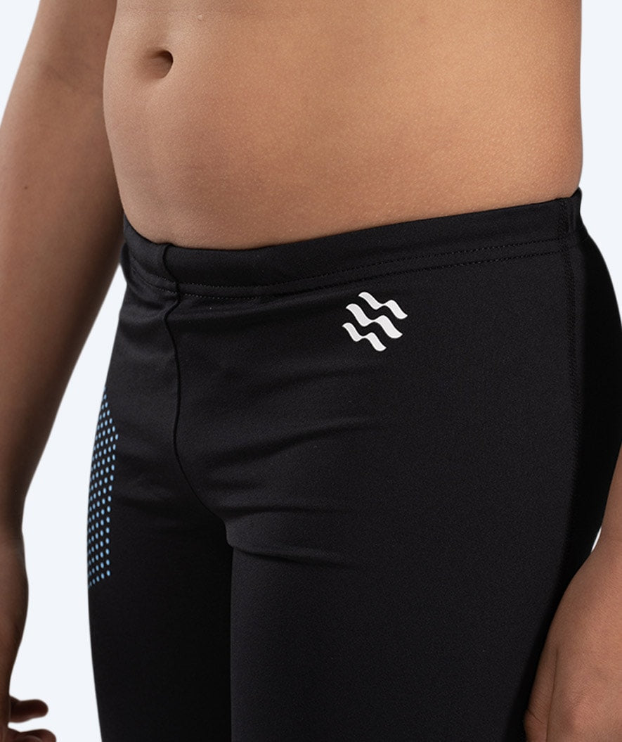 Watery long swim trunks for boys - Surfy Eco - Blue Corner