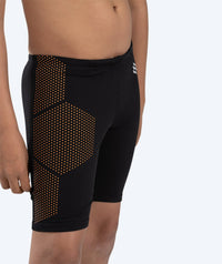 Watery long swim trunks for boys - Surfy Eco - Orange Corner