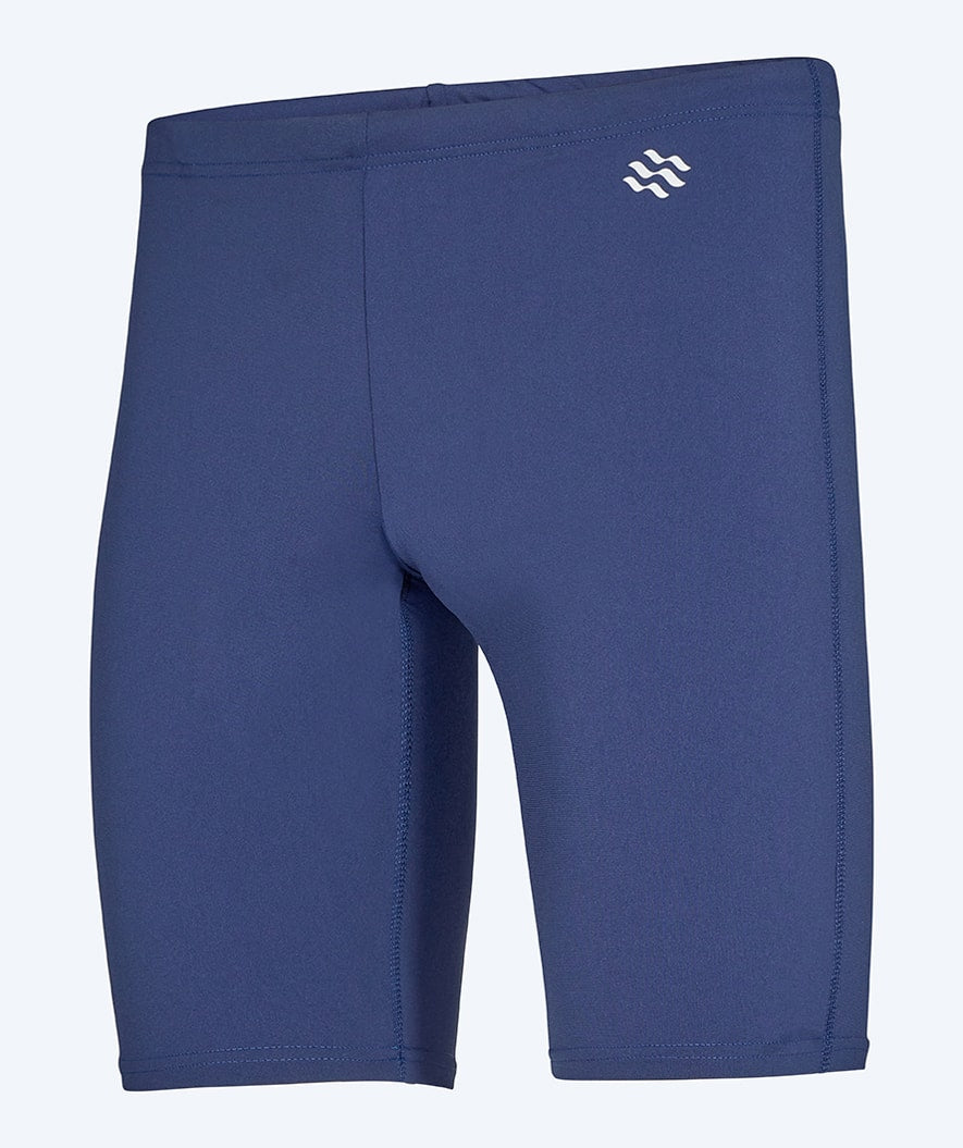 Watery long swim trunks for men - Surfy Eco - Dark blue