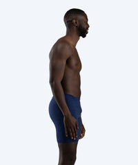 Watery long swim trunks for men - Surfy Eco - Dark blue