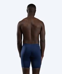 Watery long swim trunks for men - Surfy Eco - Dark blue