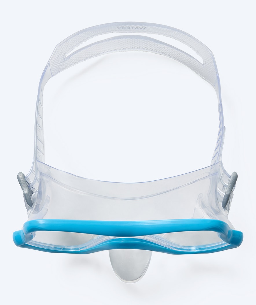 Watery diving mask for junior (8-15) - Trigger - Blue/clear