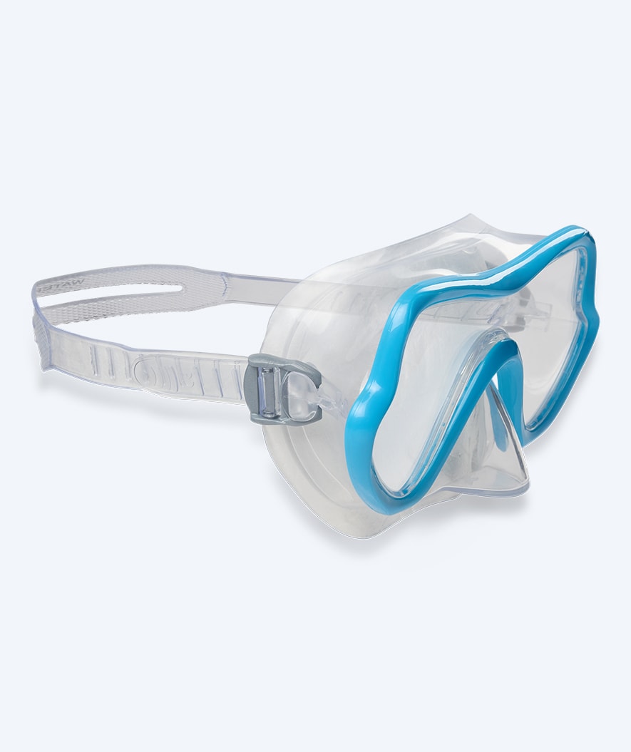 Watery diving mask for junior (8-15) - Trigger - Blue/clear