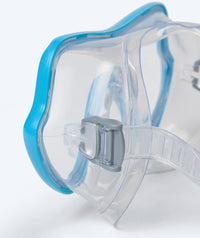 Watery diving mask for junior (8-15) - Trigger - Blue/clear