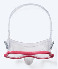 Watery diving mask for junior (8-15) - Trigger - Red/clear
