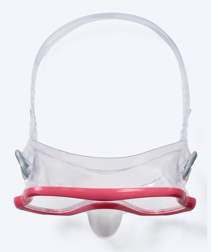 Watery diving mask for junior (8-15) - Trigger - Red/clear
