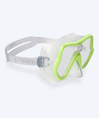 Watery diving mask for junior (8-15) - Trigger - Yellow/clear