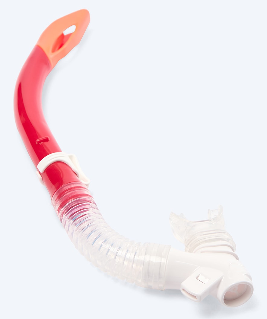 Watery semi-dry snorkel for kids - Triton - Red
