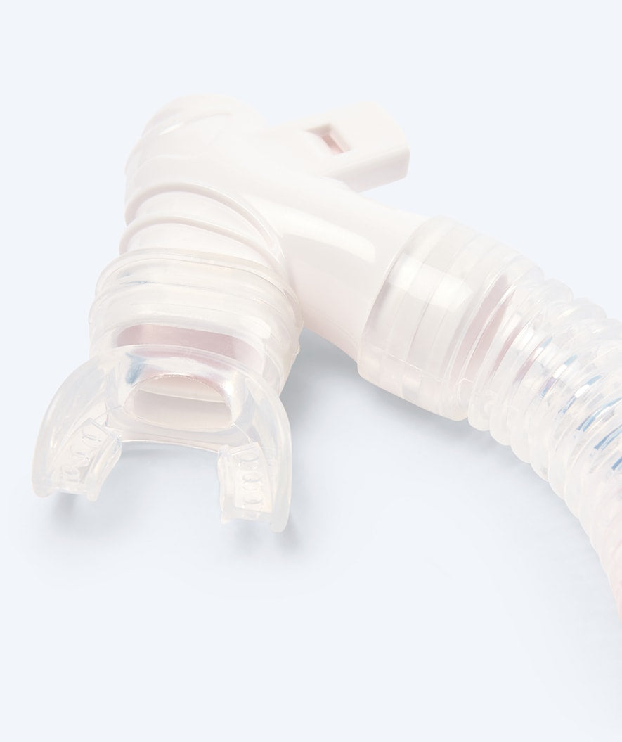 Watery semi-dry snorkel for kids - Triton - Red