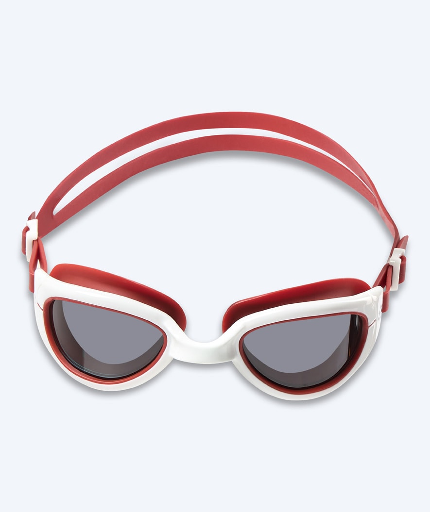 Watery exercise swim goggles - Wade Active - Red (Smoke lens)