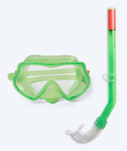 Watery Combo snorkel set for kids (4-10) - Winslet - Green