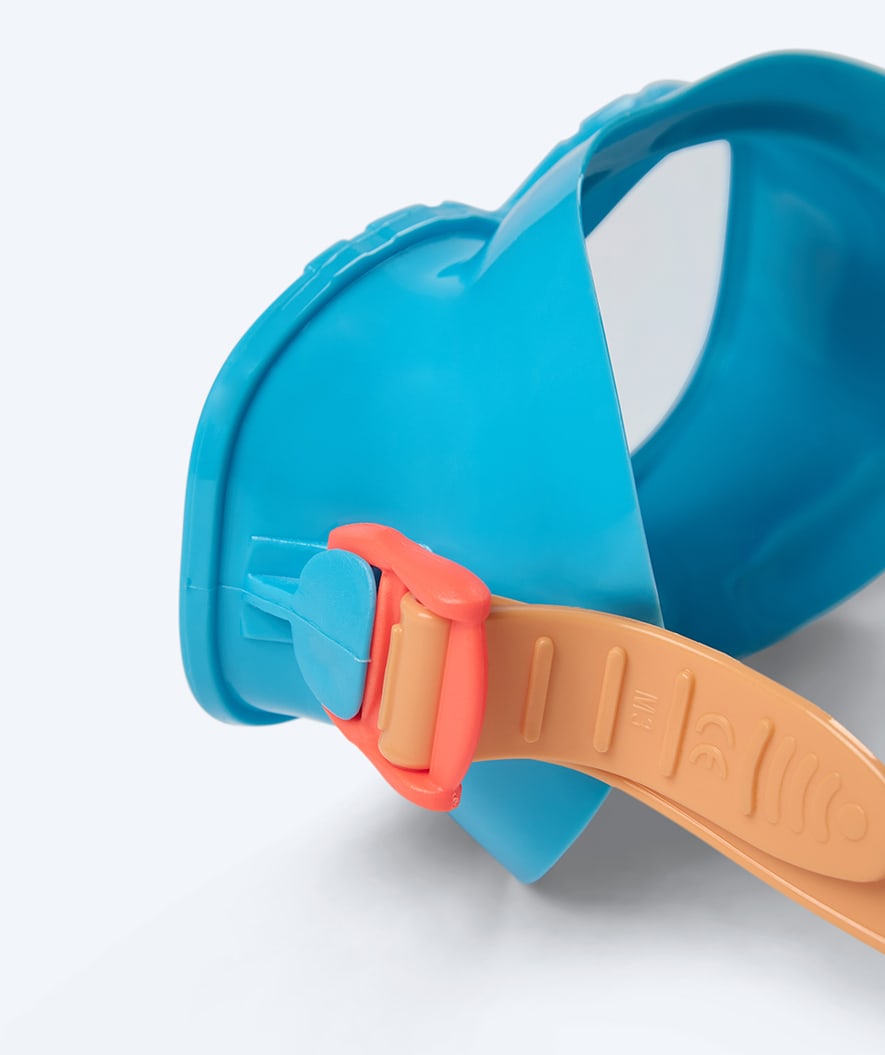 Watery Combo snorkel set for kids (4-10) - Wyre - Blue/orange