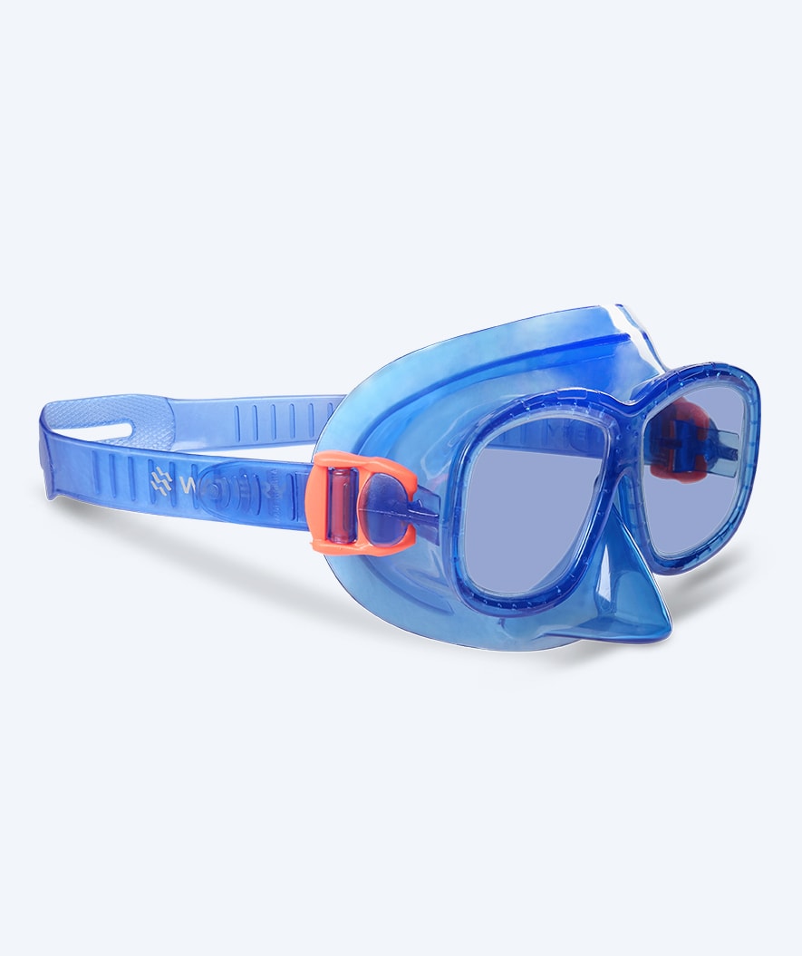 Watery diving mask for kids (4-10) - Wyre - Dark blue