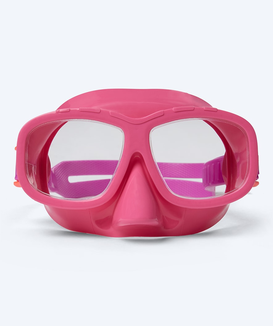 Watery Combo snorkel set for kids (4-10) - Wyre - Pink/purple