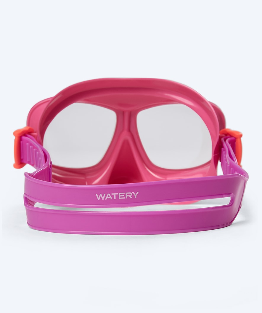Watery Combo snorkel set for kids (4-10) - Wyre - Pink/purple