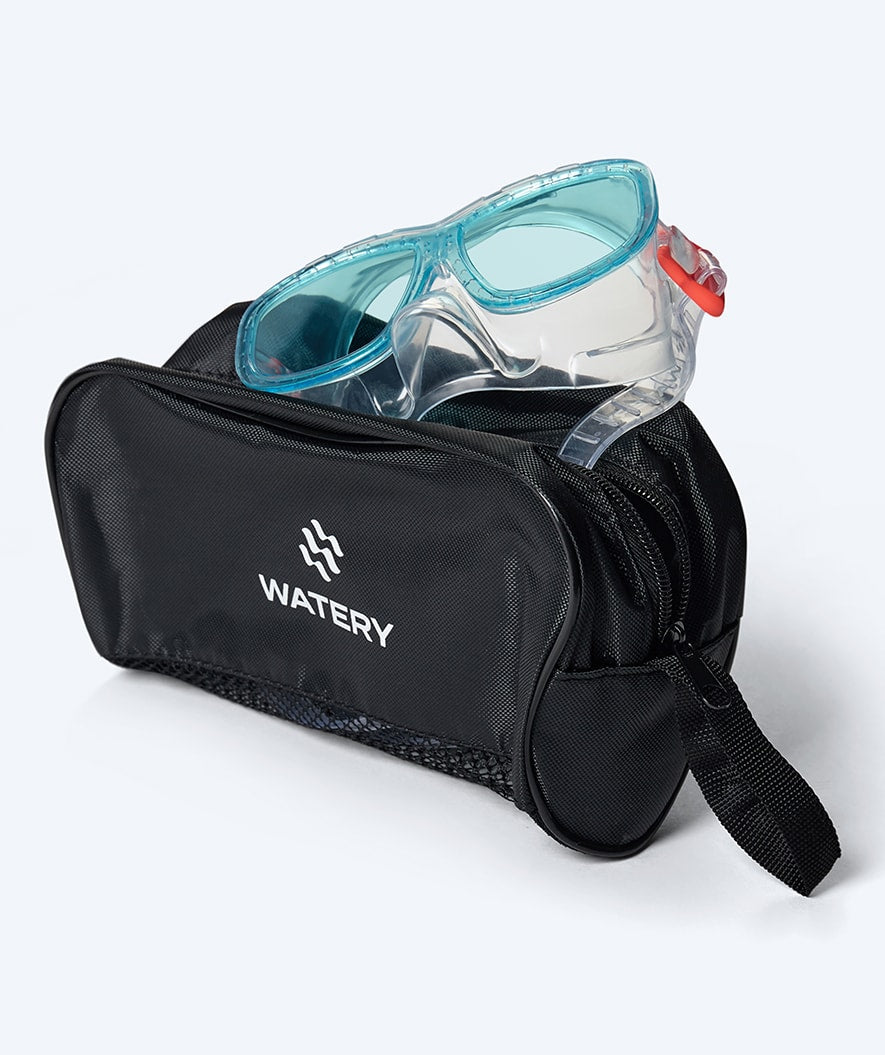 Watery diving mask for kids (4-10) - Wyre - White/blue