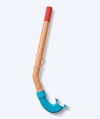 Watery Combo snorkel set for kids (4-10) - Wyre - Blue/orange