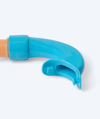 Watery Combo snorkel set for kids (4-10) - Wyre - Blue/orange