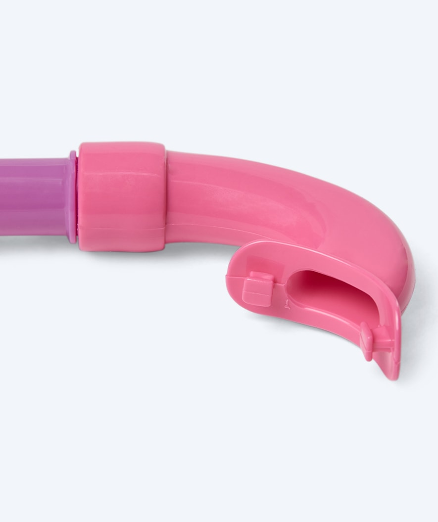 Watery Combo snorkel set for kids (4-10) - Wyre - Pink/purple