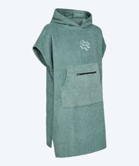 Watery bathing poncho for junior - Cotton - Forrest Green