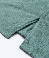 Watery bathing poncho for junior - Cotton - Forrest Green