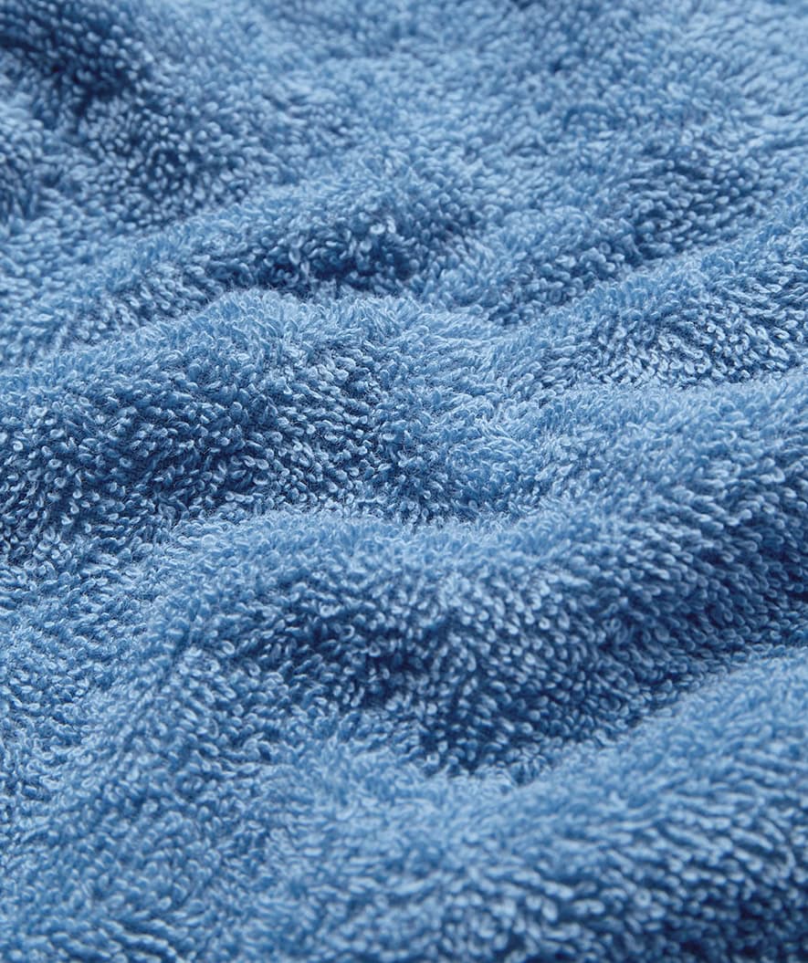 Watery bathing poncho for kids - Cotton - Atlantic Blue