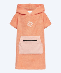 Watery bathing poncho for kids - Cotton - Atlantic Pink